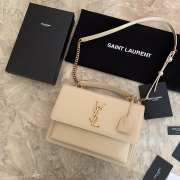 YSL Sunset Apricot Bag with Top Handle 25cm - 2