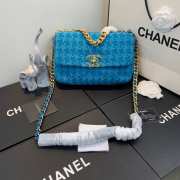 Chanel 19 Flap Blue Bag 26cm  - 1