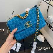 Chanel 19 Flap Blue Bag 26cm  - 6