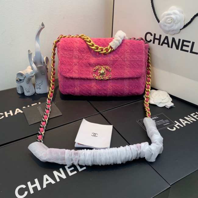 Chanel 19 Flap Rose Pink Bag 26cm - 1