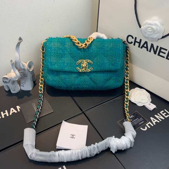 Chanel 19 Flap Cyan Bag 26cm - 1