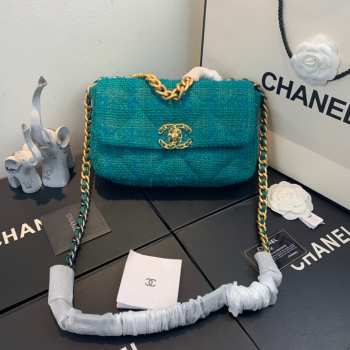 Chanel 19 Flap Cyan Bag 26cm