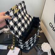 Chanel 19 Flap Black and White Bag 26cm - 6