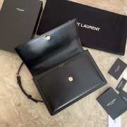 YSL Sunset Black Bag with Top Handle 25cm - 3