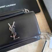 YSL Sunset Black Bag with Top Handle 19cm 002 - 4