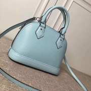 Louis Vuitton Alma BB Handbag Blue 25cm - 6