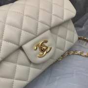 Chanel Flap Bag with Top Handle White 20cm - 6