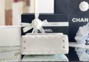 Chanel Small Coco Handle Bag White - 3