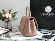 Chanel Coco Handle Bag 24cm Pink - 3