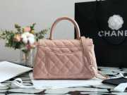 Chanel Coco Handle Bag 24cm Pink - 2