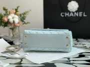 Chanel Coco Handle Bag 24cm Blue - 2