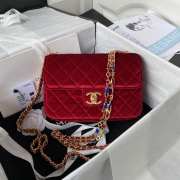 Chanel Flap Red Bag 20cm  - 1