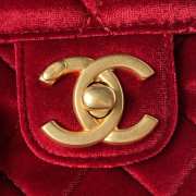 Chanel Flap Red Bag 20cm  - 2