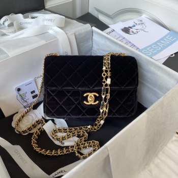 Chanel Flap Black Bag 20cm