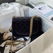 Chanel Flap Black Bag 20cm - 6