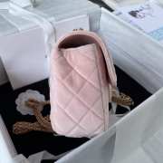 Chanel Flap Pink Bag 20cm - 6