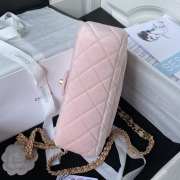 Chanel Flap Pink Bag 20cm - 5