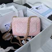 Chanel Flap Pink Bag 20cm - 2