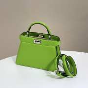 Fendi Peekaboo ISeeU Handbag Green 20cm - 3