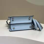 Fendi Peekaboo ISeeU Handbag Blue 20cm - 2