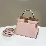 Fendi Peekaboo ISeeU Handbag Pink 20cm - 5