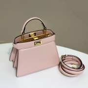 Fendi Peekaboo ISeeU Handbag Pink 20cm - 4