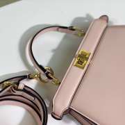 Fendi Peekaboo ISeeU Handbag Pink 20cm - 2