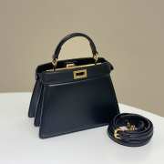 Fendi Peekaboo ISeeU Handbag Black 20cm - 2