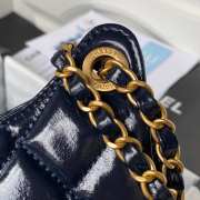 Chanel Medium Hobo Bag Navy Blue - 3