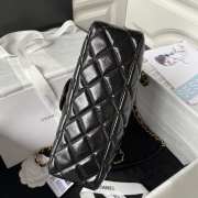 Chanel Medium Hobo Bag Black - 6