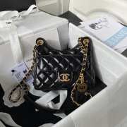 Chanel Small Hobo Bag Black - 1