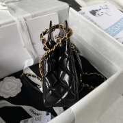 Chanel Small Hobo Bag Black - 5