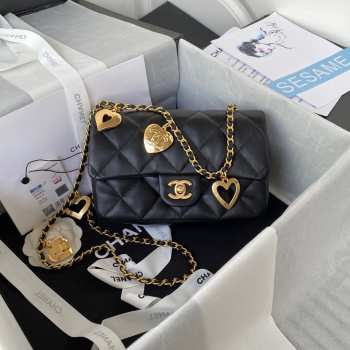 Chanel Flap Black Bag AS3456