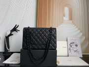 Chanel Flap Caviar Bag with Black Hardware 25cm - 4