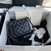 Chanel Mini Flap Bag Lambskin with Gold Hardware 17cm - 5