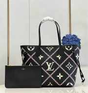 Louis Vuitton Neverfull MM M46040 Black 31cm - 1