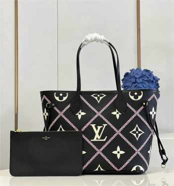 Louis Vuitton Neverfull MM M46040 Black 31cm