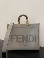 Fendi Tote Bag Grey 35cm - 1