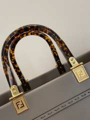 Fendi Tote Bag Grey 35cm - 4