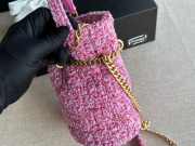 Channel Bucket Tweed Bag - 3