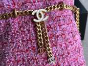 Channel Bucket Tweed Bag - 2