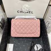 Chanel Classic Flap Bag Pink With Gold Hardware 30cm - 4