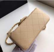 Chanel Mini Flap Bag Nude 17cm - 3