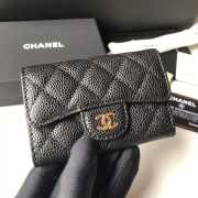 Chanel Card Holder with Gold Hardware - 3