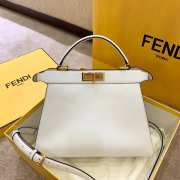 Fendi Peekaboo ISeeU Medium Bag White - 1