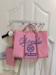 Chanel Large Shopping Bag in Pink - 1