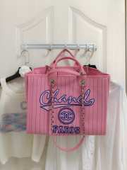 Chanel Large Shopping Bag in Pink - 4