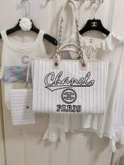 Chanel Large Shopping Bag in White - 1