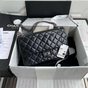 Chanel 2.55 Flap Bag with Silver Hardware 28cm