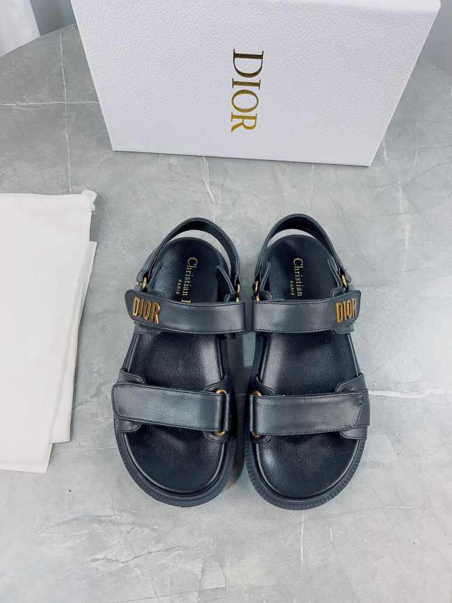 Dior Dioract Slides in Black - 1